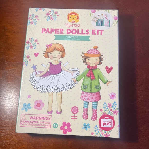 Tiger Tribe Other - Paper Dolls Kit - Vintage Style